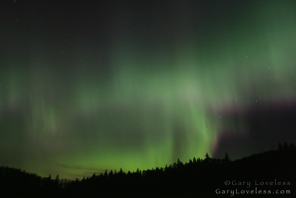 "Lights from Heaven"  Aurora Borealis taken near Mount Vernon, Washington